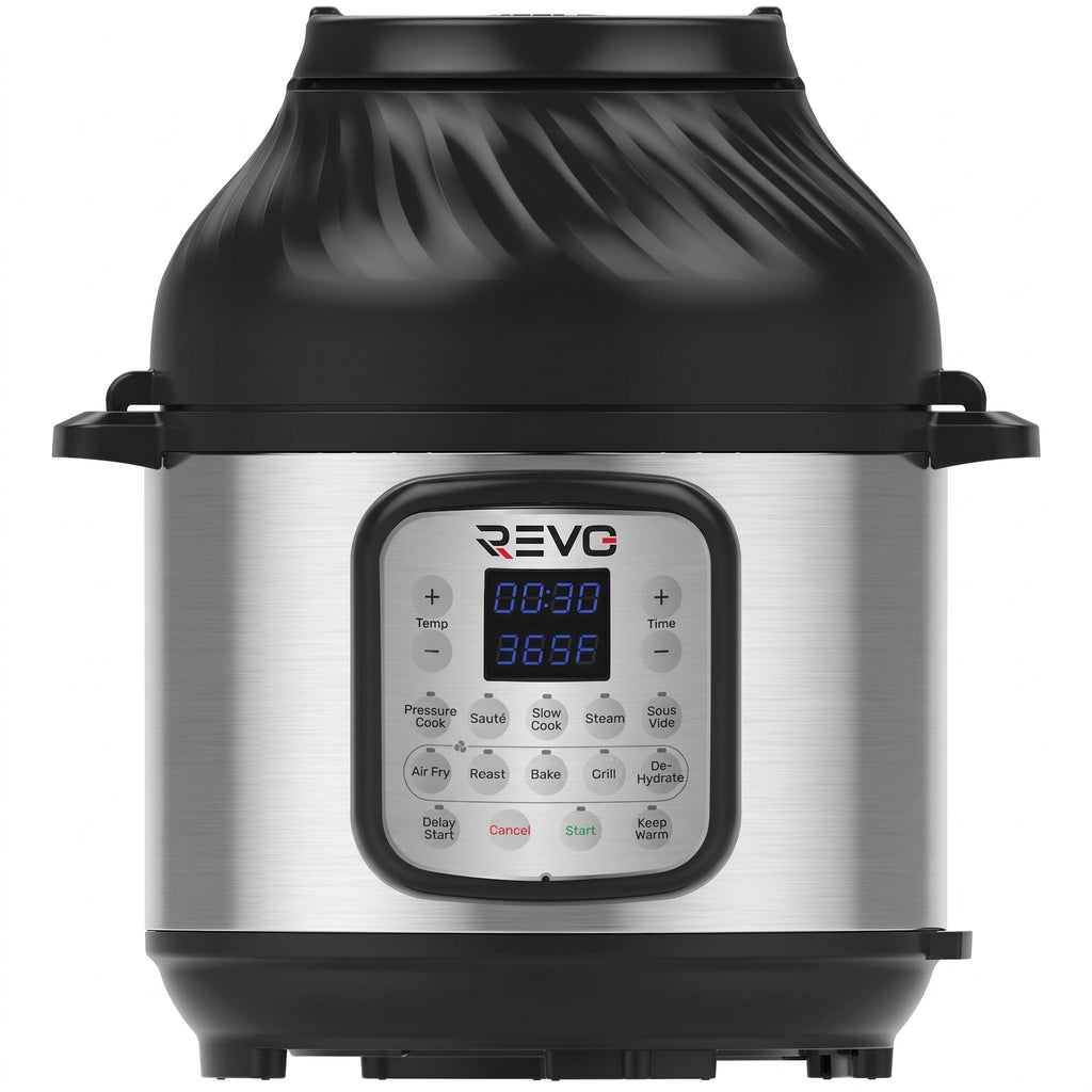 Multicuiseur et Air Fryer REVO Fusion 6 – 5,7 L – 1500 W – 11 fonctions de cuisson – Cuisson sous pression et friture à air