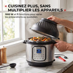 Multicuiseur et Air Fryer REVO Fusion 6 – 5,7 L – 1500 W – 11 fonctions de cuisson – Cuisson sous pression et friture à air