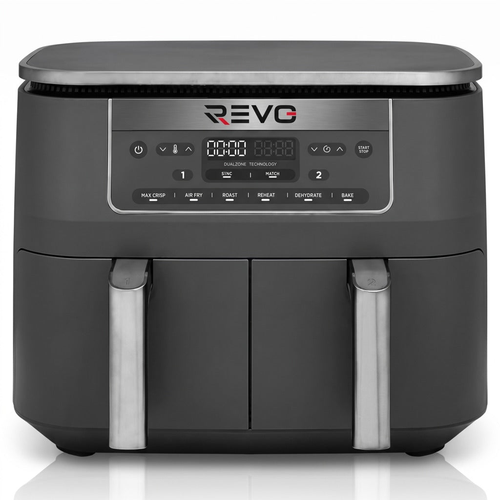 Friteuse à air chaud REVO Synora 7,6 – Double zone 7,6 L – 6 modes – Cuisson synchronisée