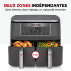 Friteuse à air chaud REVO Synora 7,6 – Double zone 7,6 L – 6 modes – Cuisson synchronisée