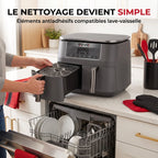 Friteuse à air chaud REVO Synora 7,6 – Double zone 7,6 L – 6 modes – Cuisson synchronisée